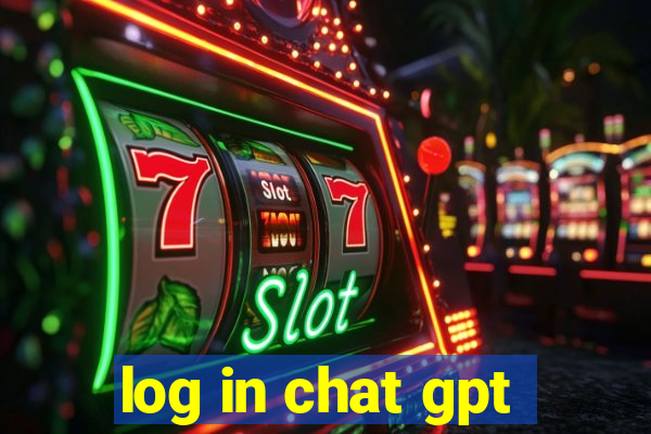 log in chat gpt